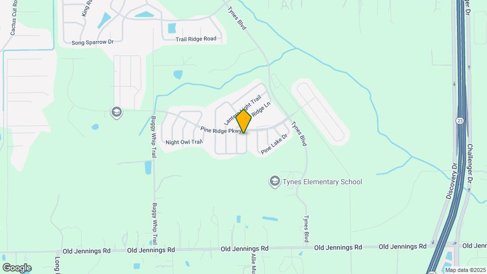 4750 Creek Bluff Ln Map and Location Details