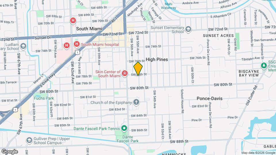 7840 SW 55th Ave Map and Location Details