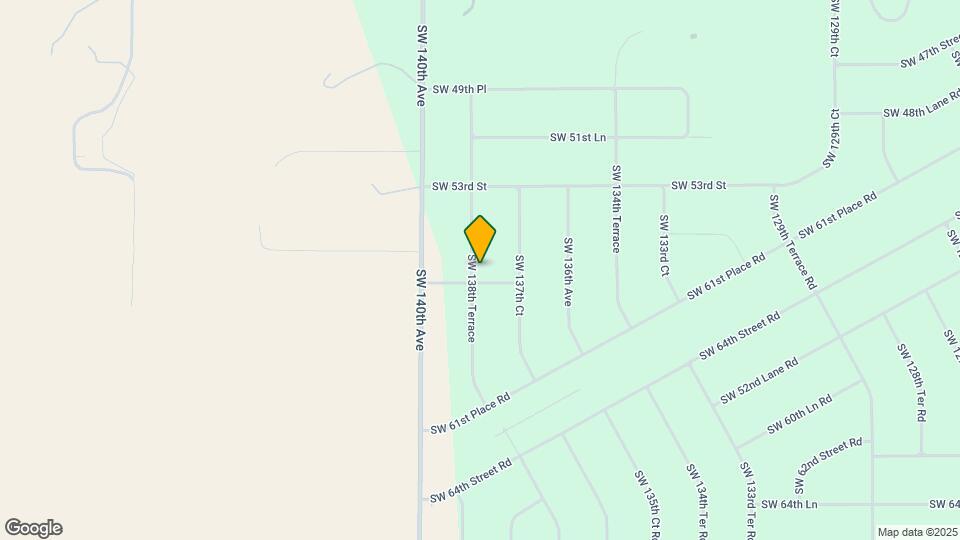 5615 SW 138th Terrace Map and Location Details