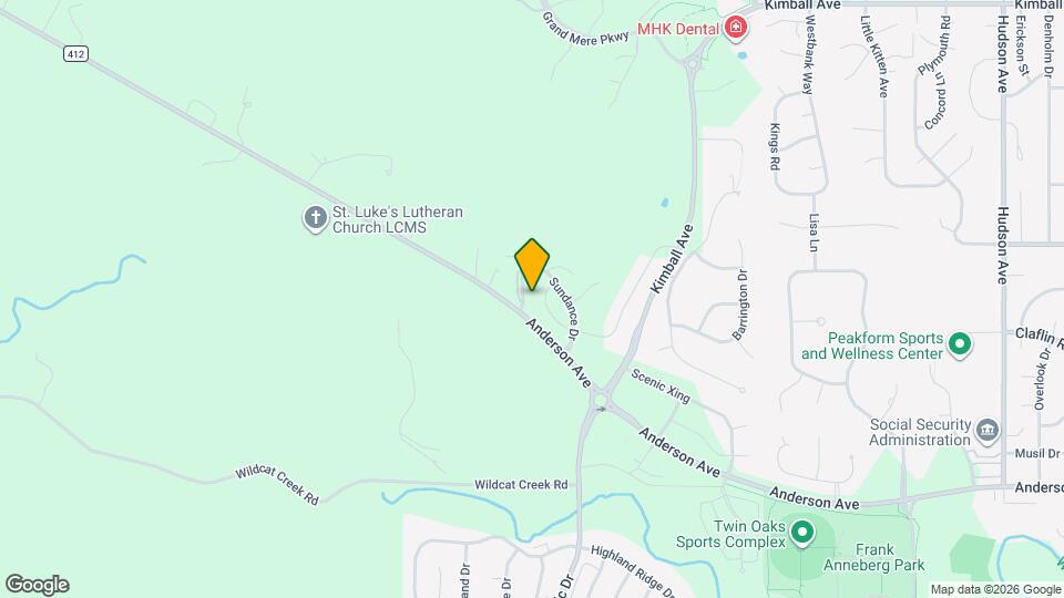 1212 Christy Dr Map and Location Details