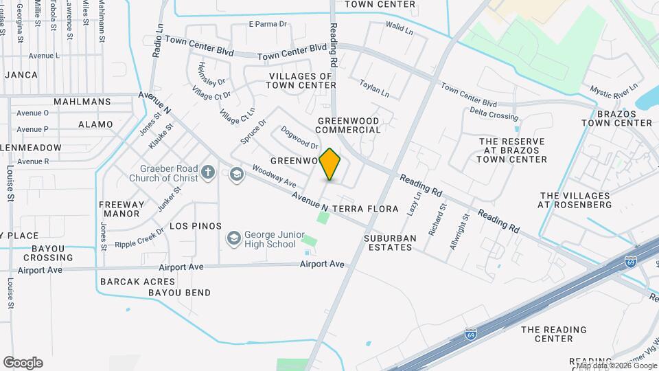 5200 Rockwood Dr Mapa y Detalles de la Ubicación