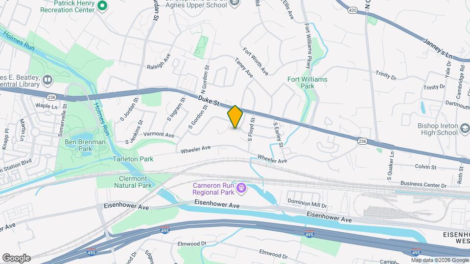 45 Fendall Ave Map and Location Details