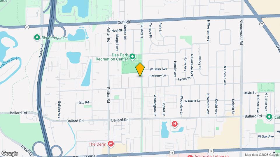 9260 Dee Rd Map and Location Details