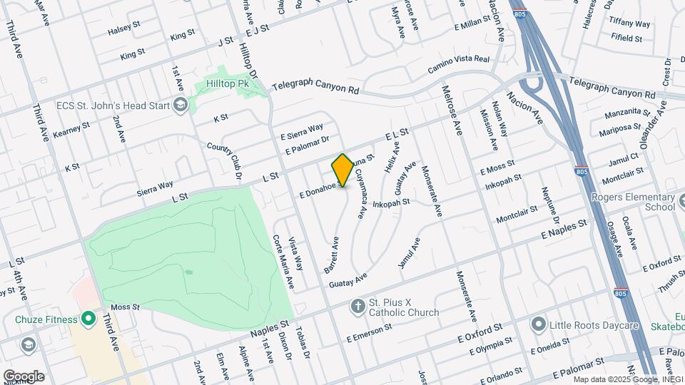 950 Barrett Ave Map and Location Details