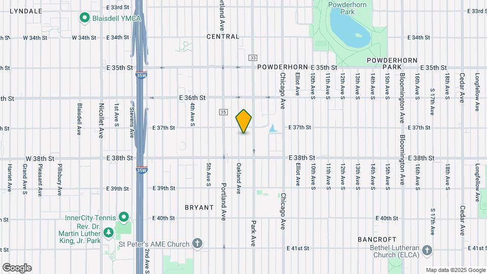 3715 Oakland Ave Map and Location Details