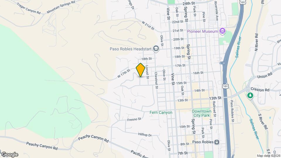 104 16th St, Unit Wine Country Studio Mapa y Detalles de la Ubicación