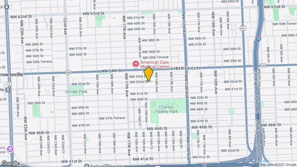 1460 NW 52nd St Map and Location Details