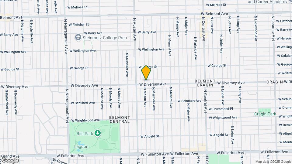 5922 W Diversey Ave Map and Location Details