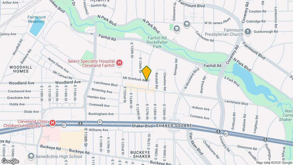 12622 Mount Overlook Ave, Unit 12622 Mount Overlook Upper Map and Location Details