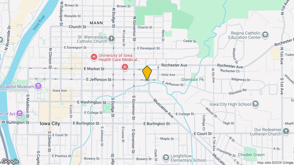 941 E Jefferson St Map and Location Details