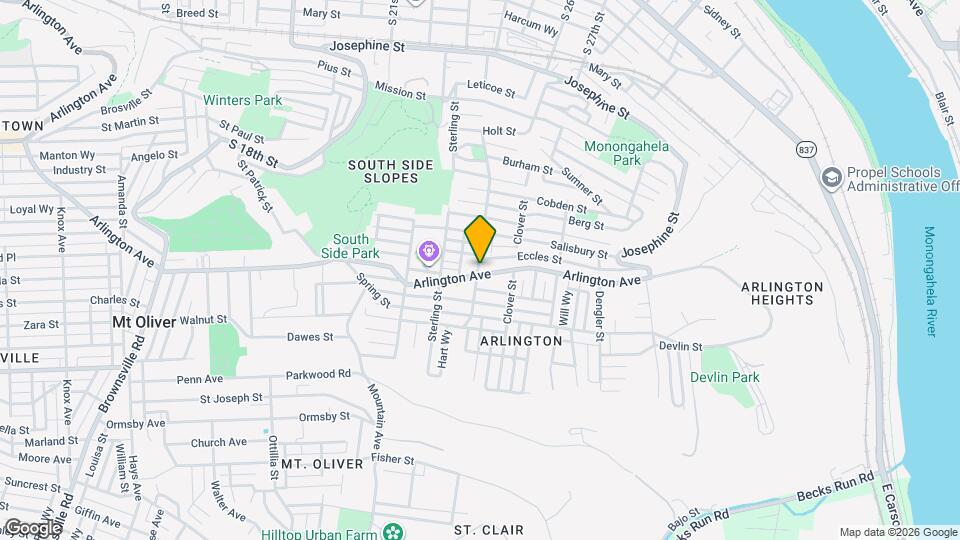 2401 Arlington Ave Map and Location Details