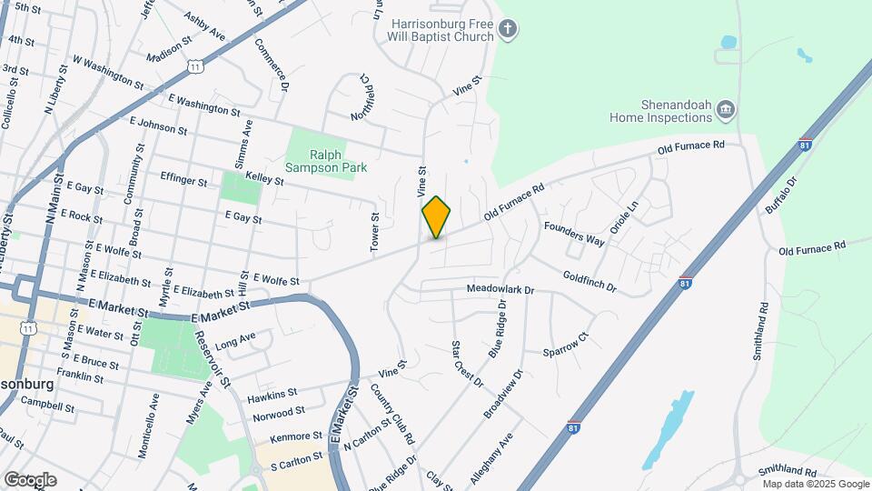 1018 Cherrybrook Dr Mapa y Detalles de la Ubicación
