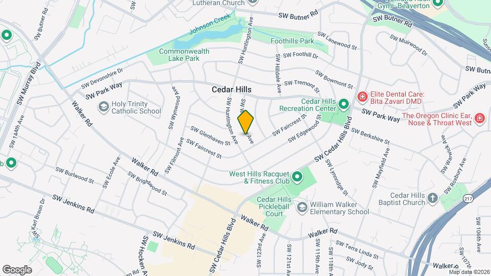 1885 SW Wellington Ave Map and Location Details