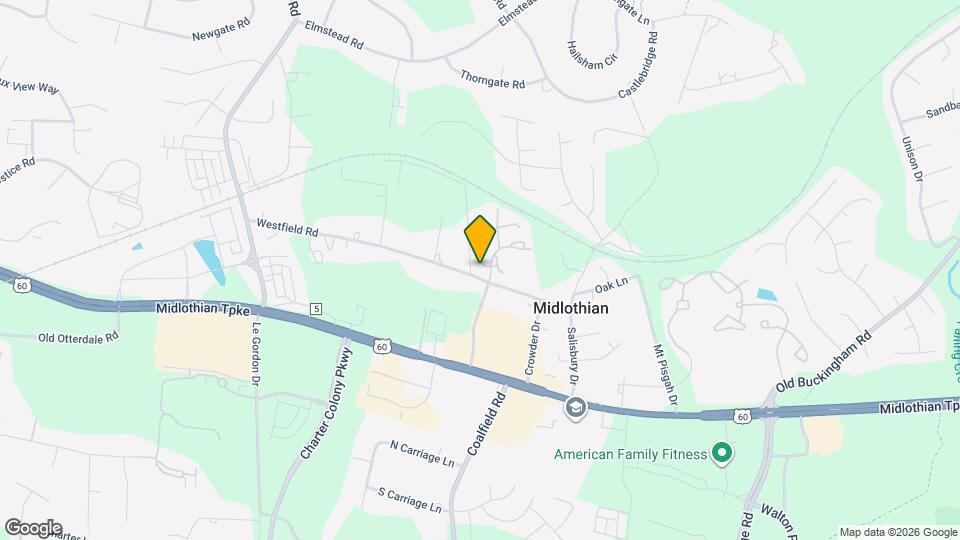 1306 Sycamore Square Dr, Unit Townhouse Mapa y Detalles de la Ubicación