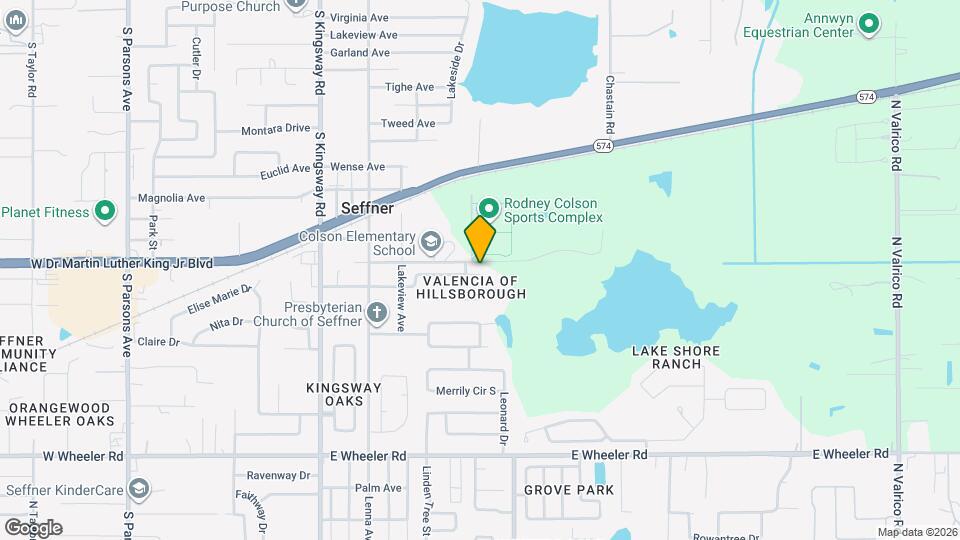 516 Valencia Park Dr Mapa y Detalles de la Ubicación