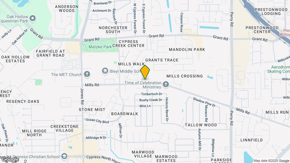 10450 Mills Rd Map and Location Details