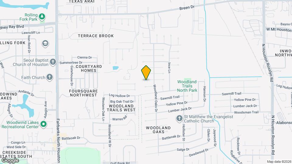 7923 Fall Glen Dr Mapa y Detalles de la Ubicación
