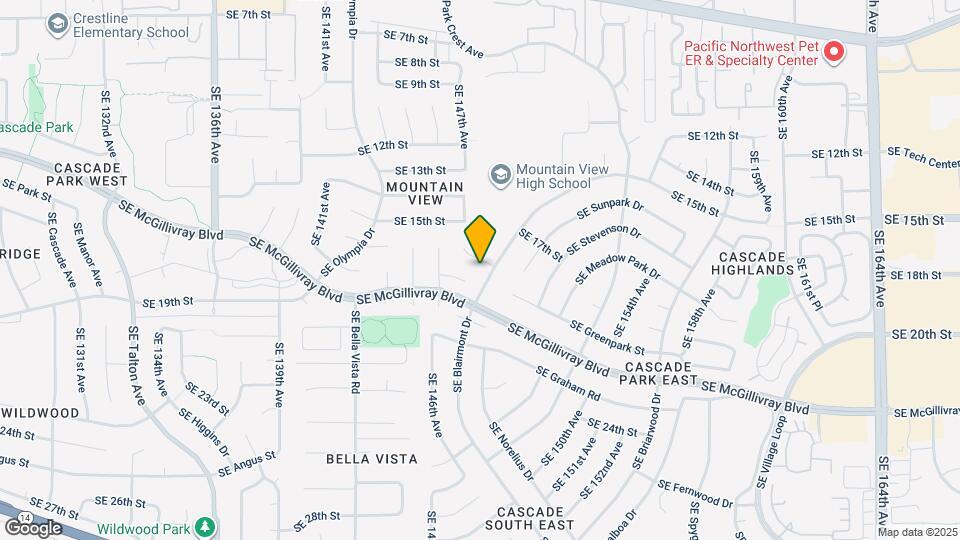 14729 SE 16th Cir Map and Location Details