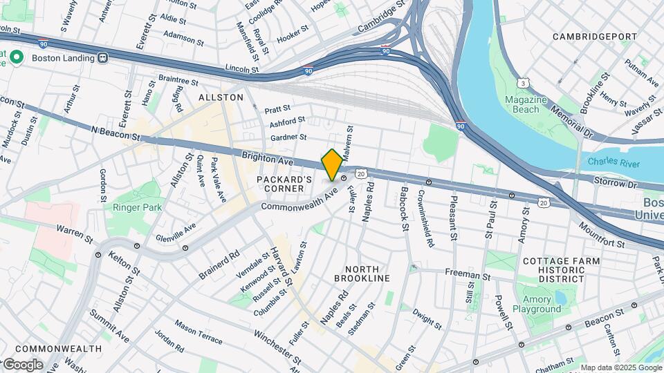 1121 Commonwealth Ave, Unit 312 Mapa y Detalles de la Ubicación