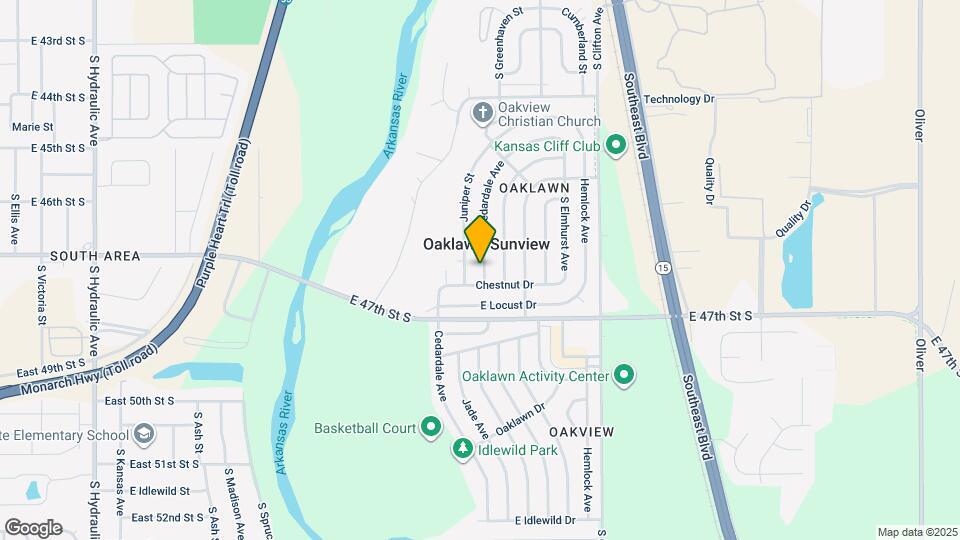 4619 Cedardale Ave Map and Location Details