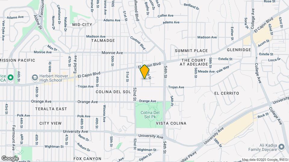 Colina Park North Apartments Map and Location Details