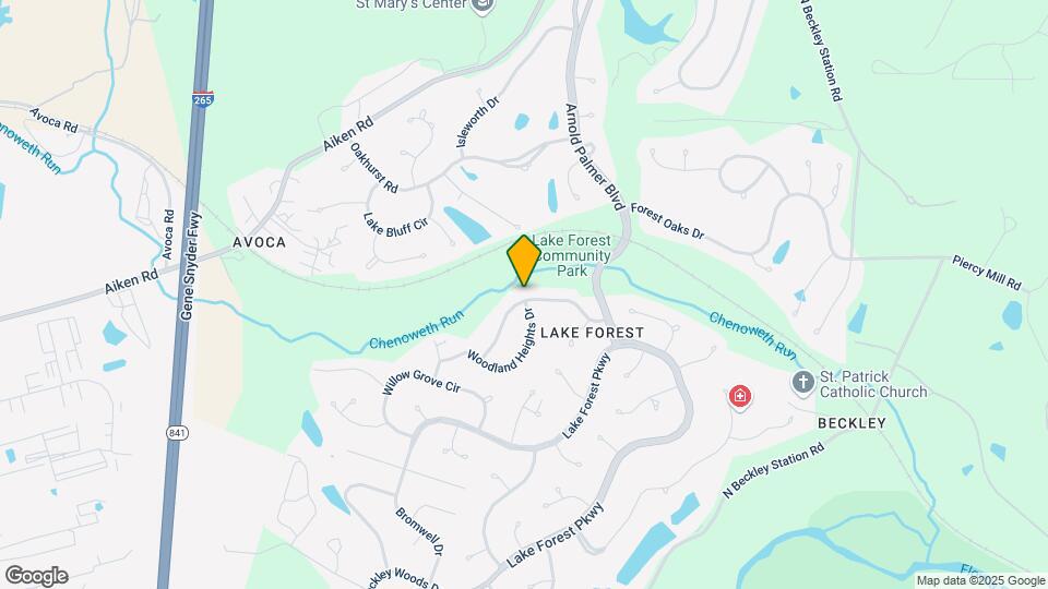 14301 Woodland Ridge Dr Map and Location Details