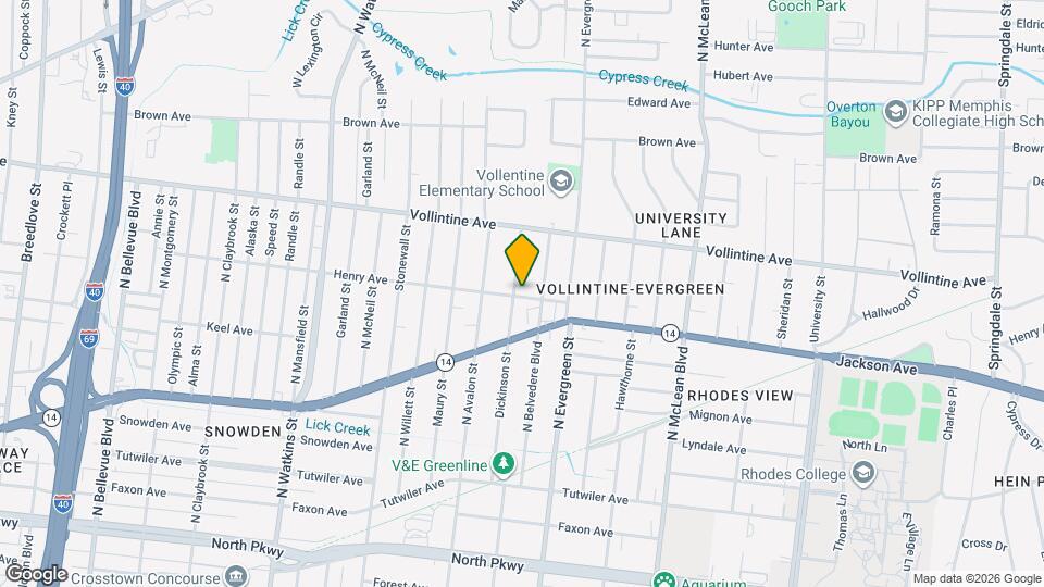 864 Dickinson St Mapa y Detalles de la Ubicación