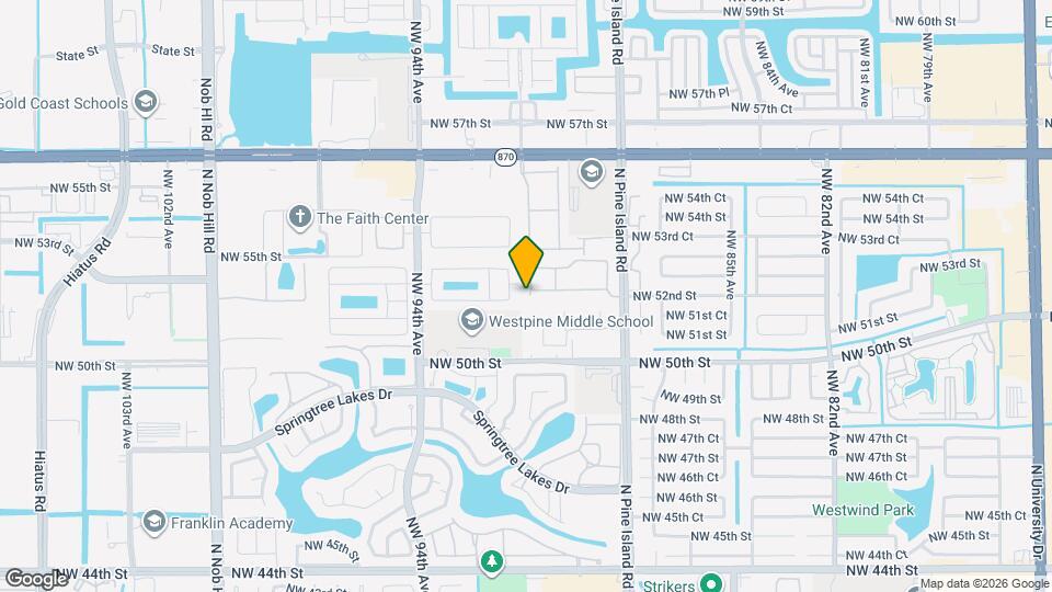 5307 NW 90th Ave Map and Location Details