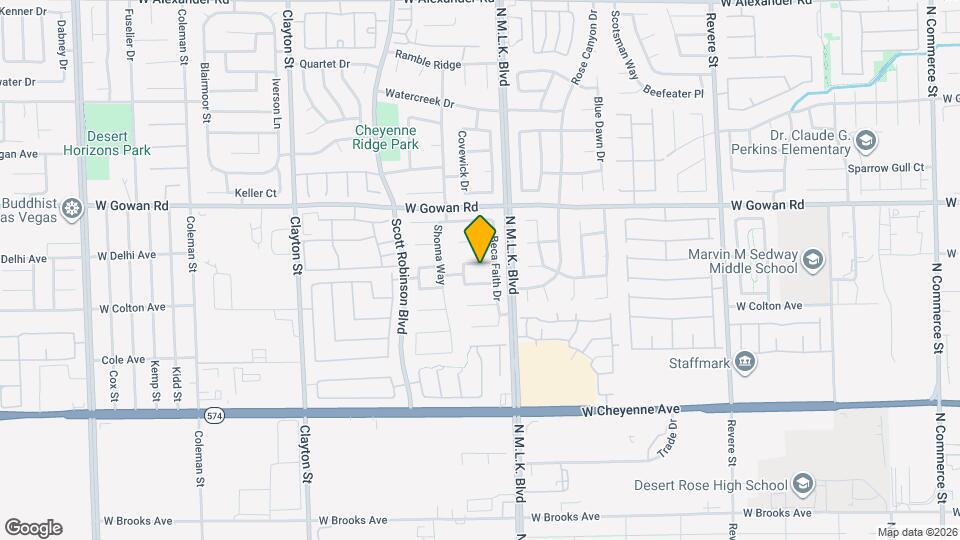 1533 Honey Vista Ln Map and Location Details