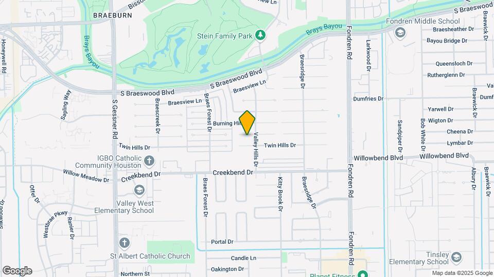 7911 Southmeadow Dr Map and Location Details