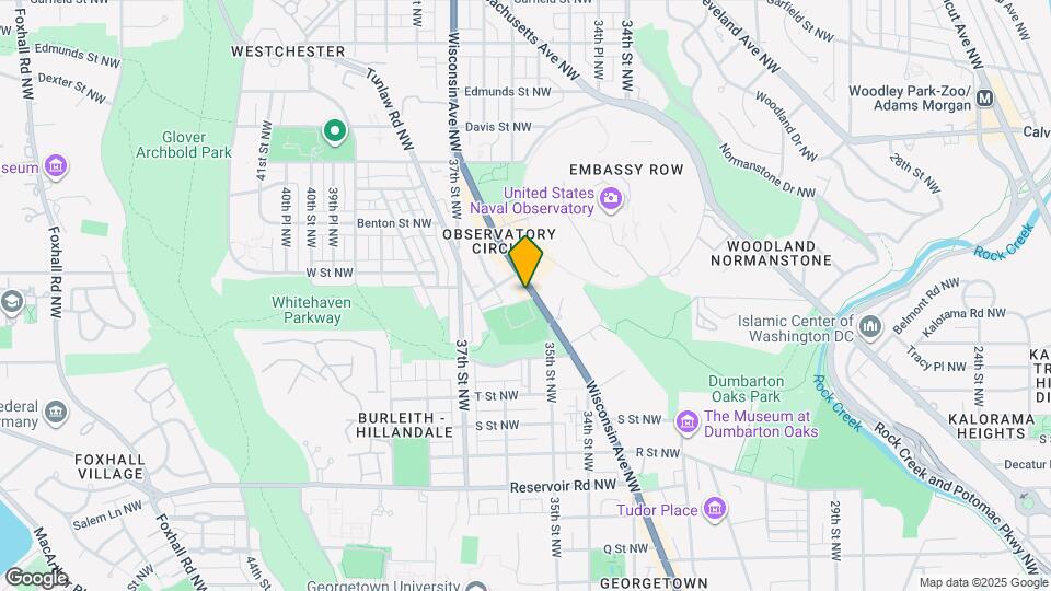 2134 Wisconsin Ave NW Map and Location Details