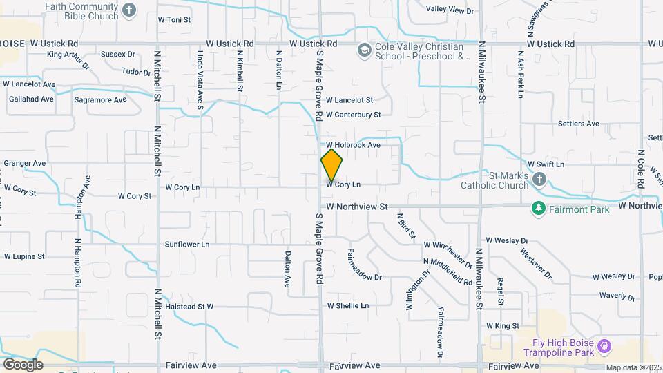 8953 W Cory Ln Map and Location Details