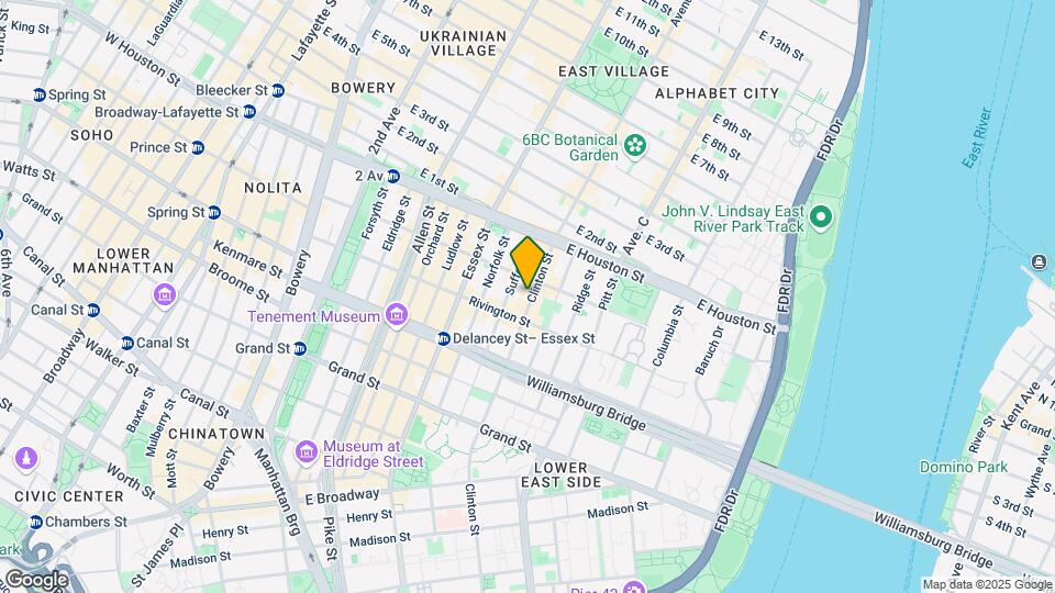 47 Clinton Street Mapa y Detalles de la Ubicación