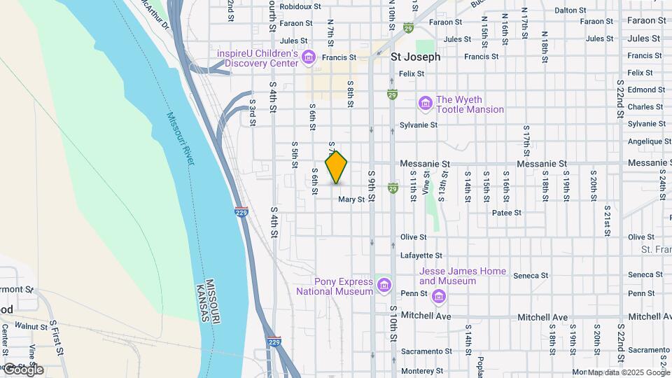 701 S 7th St Map and Location Details