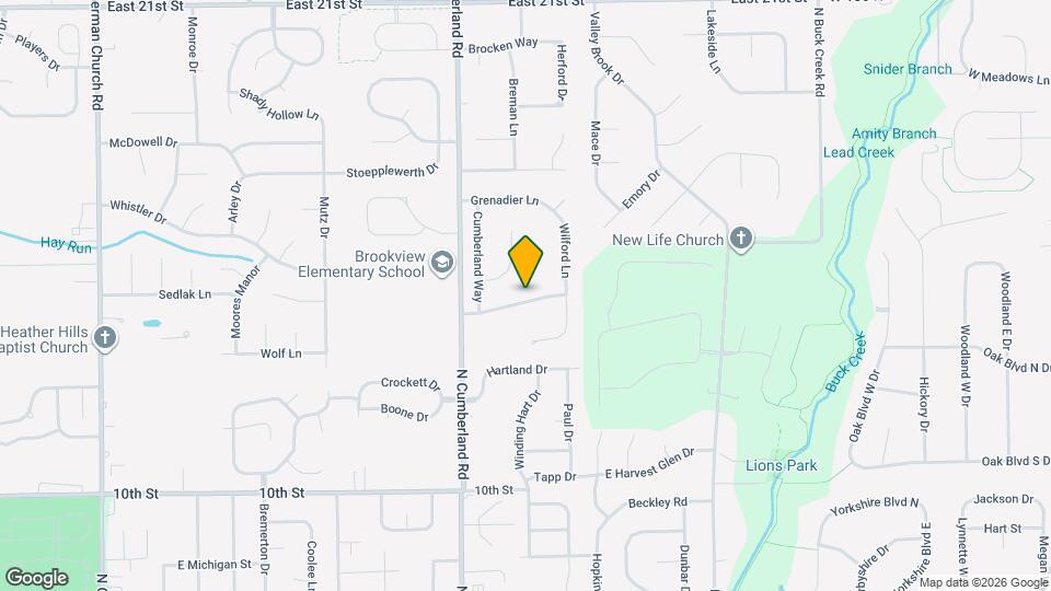 11824 Shannon Pointe Rd Mapa y Detalles de la Ubicación