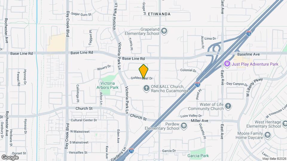 12805 Golden Leaf Dr Map and Location Details