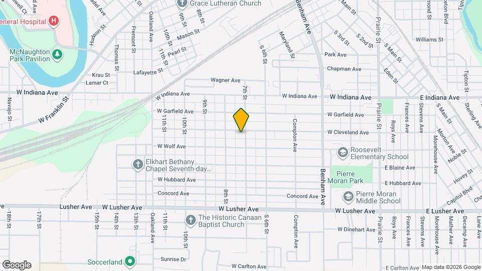 707 W Cleveland Ave Map and Location Details