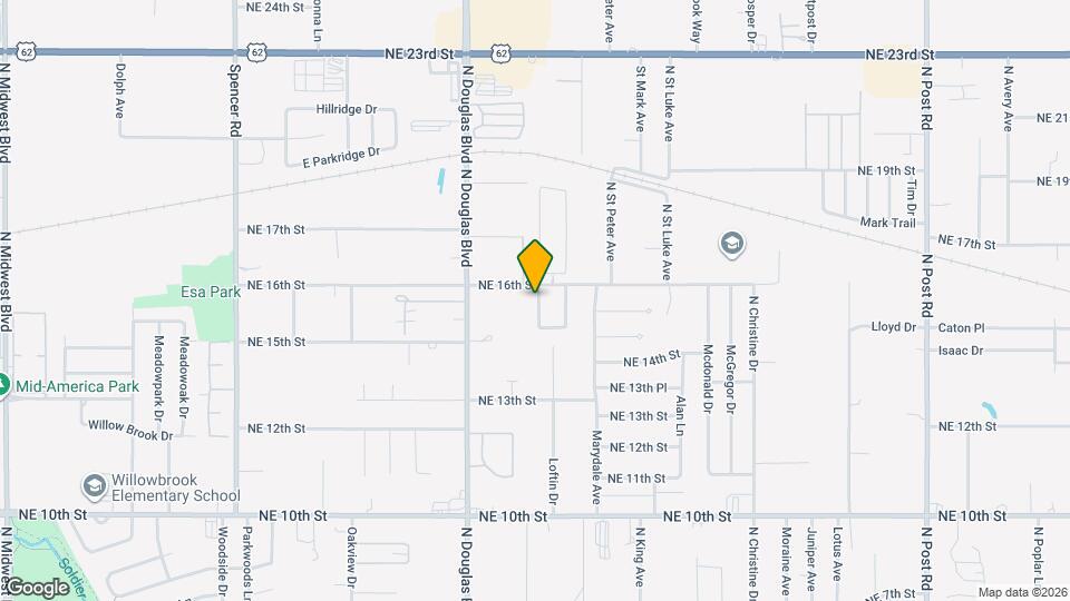 1617 Cynthia Dr Map and Location Details