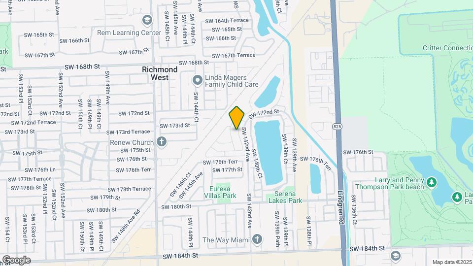 17408 SW 142nd Ct Map and Location Details