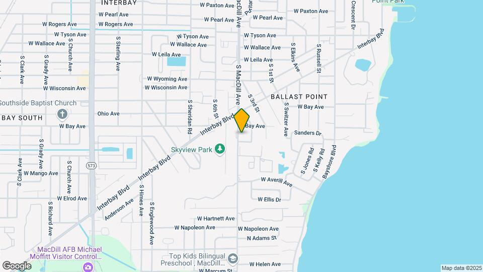 6212 S MacDill Ave-Unit -B Map and Location Details