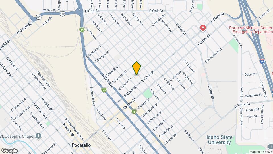 ID - 809 E Clark Street - AS Map and Location Details
