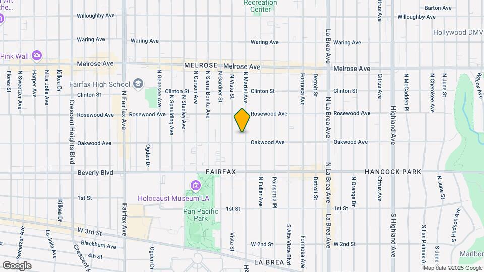 415 N Martel Ave Map and Location Details