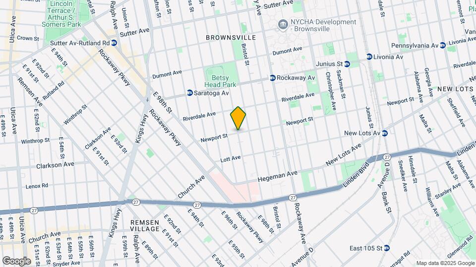95 Newport St Map and Location Details