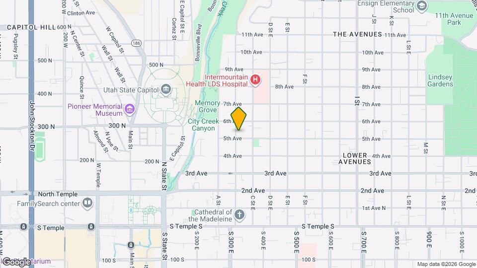 253 E 5th Ave Map and Location Details