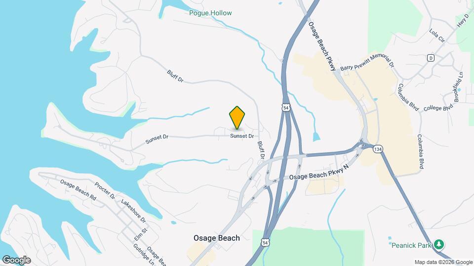 4181 Sunset Dr Map and Location Details