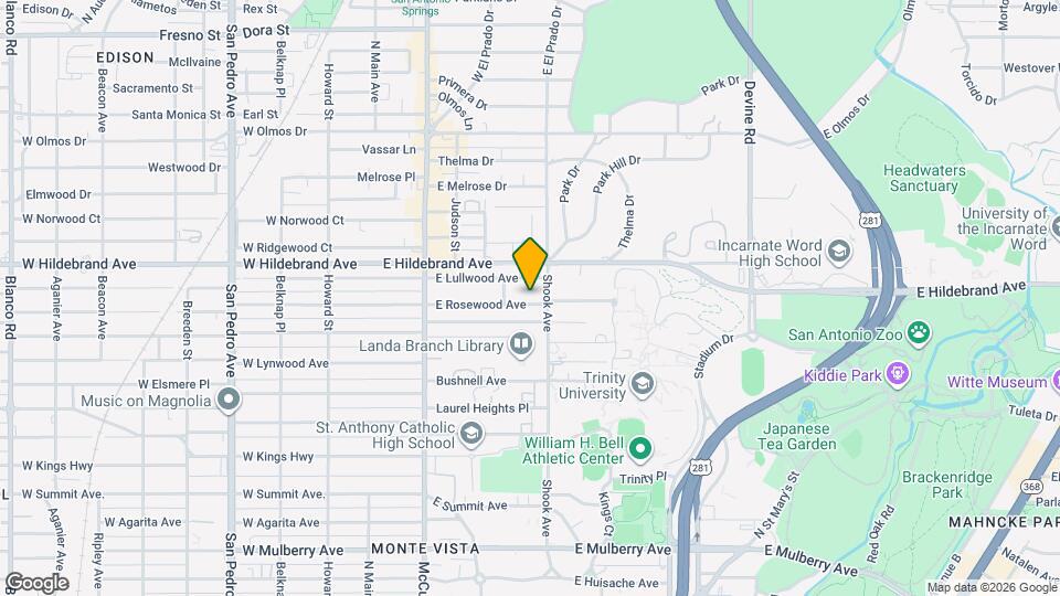 325 E Rosewood Ave Map and Location Details