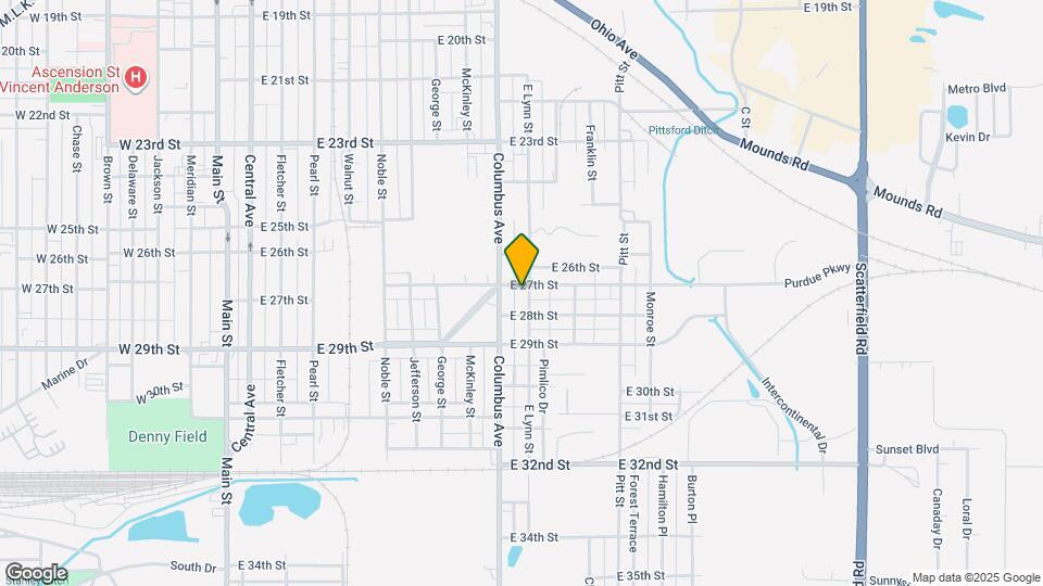 2707 E Lynn St Mapa y Detalles de la Ubicación