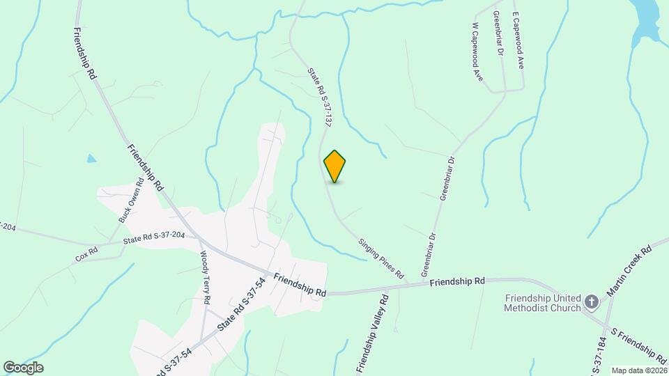 573 Singing Pines Rd Map and Location Details