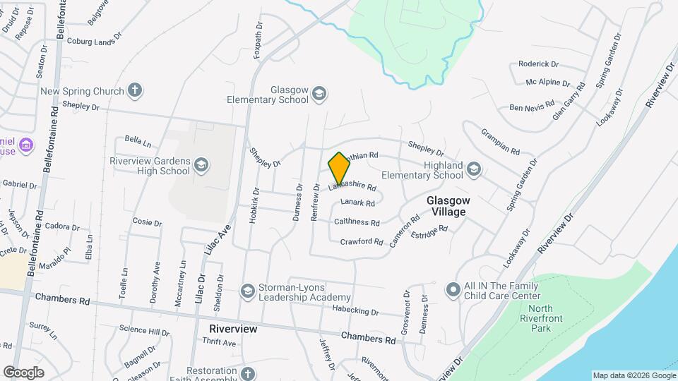 428 Lancashire Rd Map and Location Details