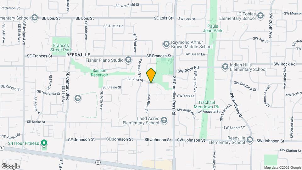 1944 SE 74th Ave Map and Location Details